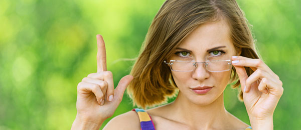 Eye glasses banner
