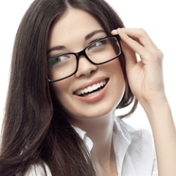 Woman with Eye Glasses