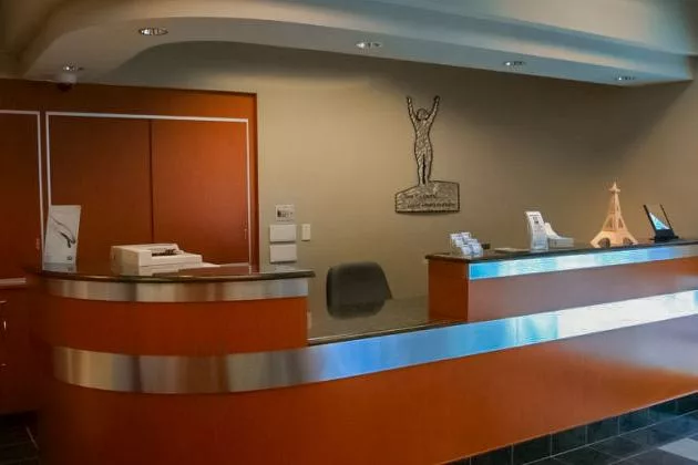 front reception desk at neovision eye center in union city