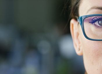 young adult women in eyeglasses