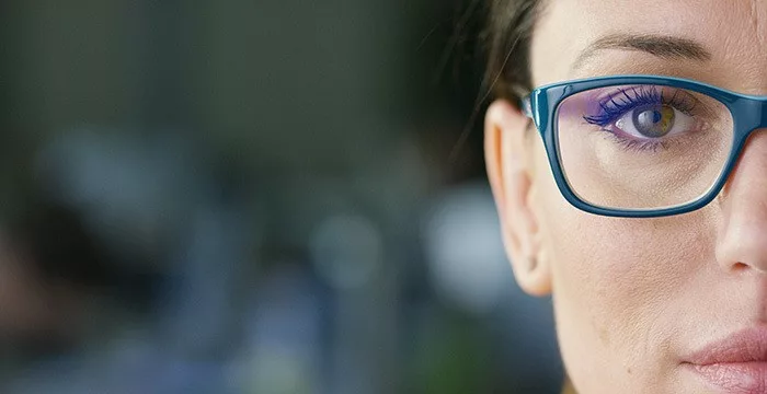 young adult women in eyeglasses